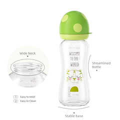 YOHKOH slow-flow nipple enables gentle latch during newborn feeds.