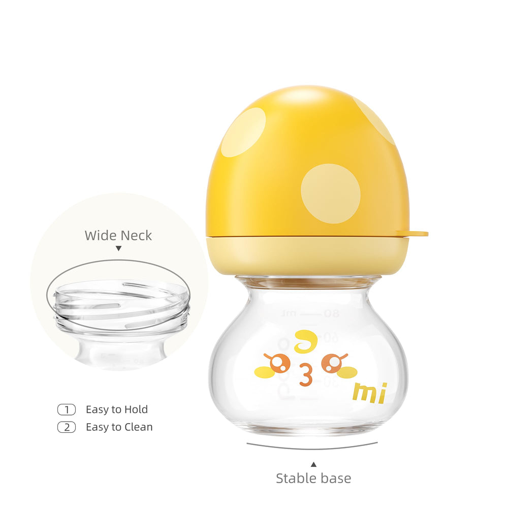 YOHKOH mushroom-cap design draws baby’s attention during feeding