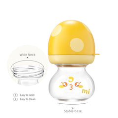 YOHKOH mushroom-cap design draws baby’s attention during feeding