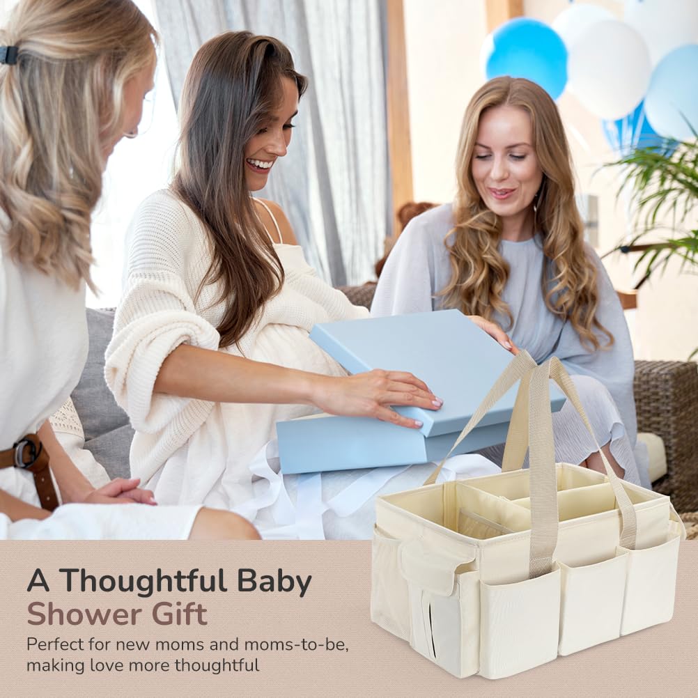 YOHOOLYO side pockets provide quick access to wipes and lotions