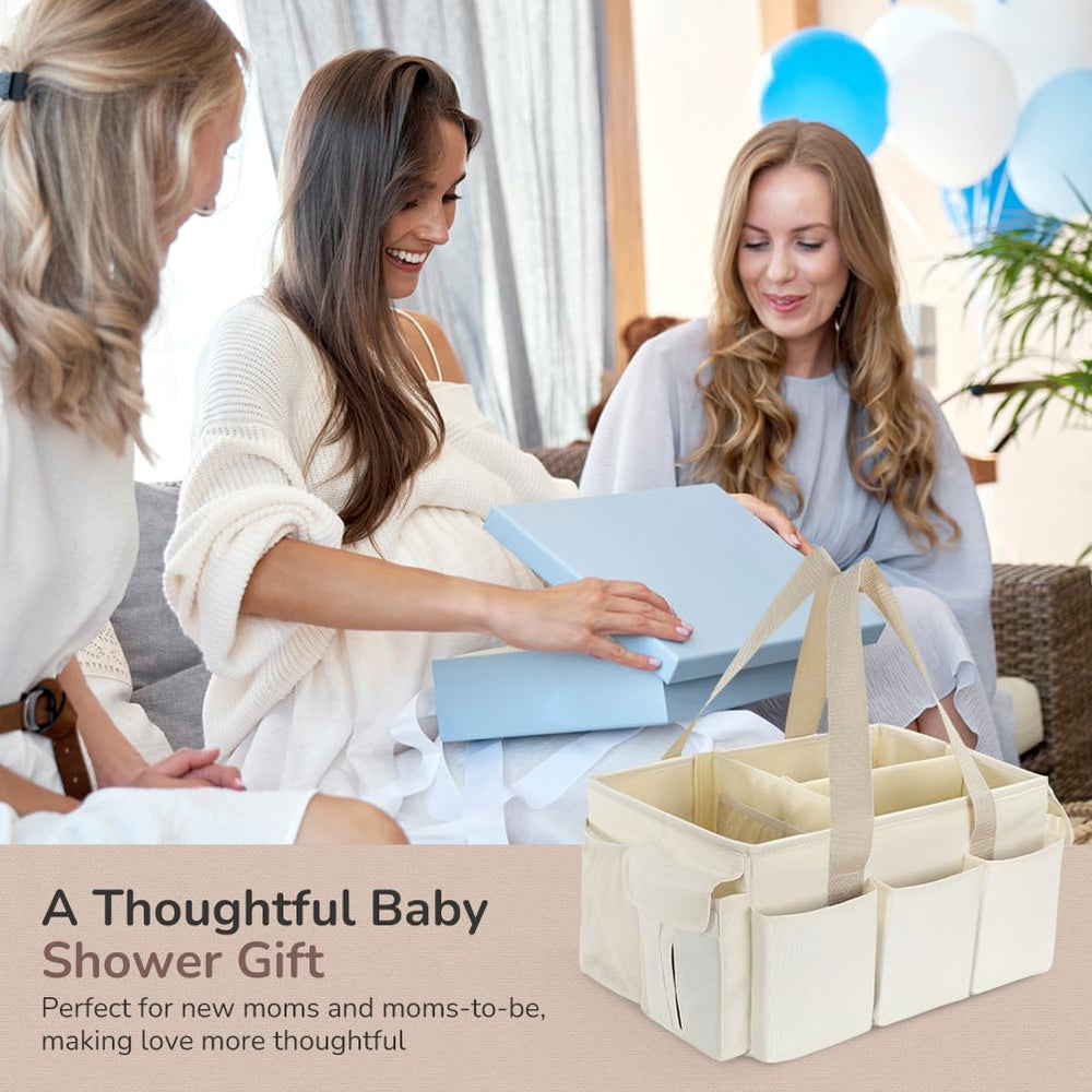 YOHOOLYO side pockets provide quick access to wipes and lotions