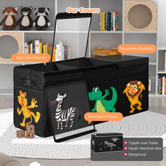 YOHOOLYO toy box with transparent lids enabling quick toy discovery