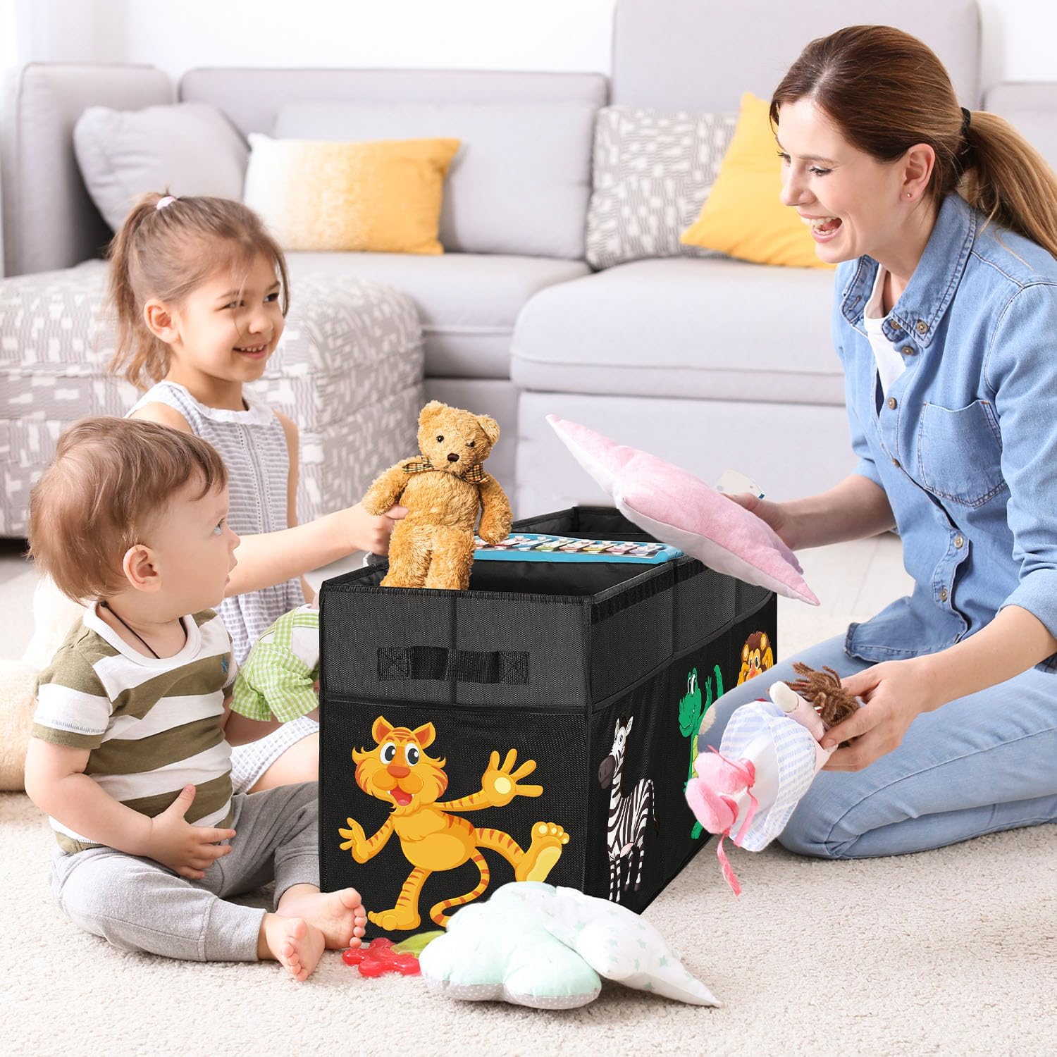 YOHOOLYO organized toy storage ideal for bedrooms and playrooms
