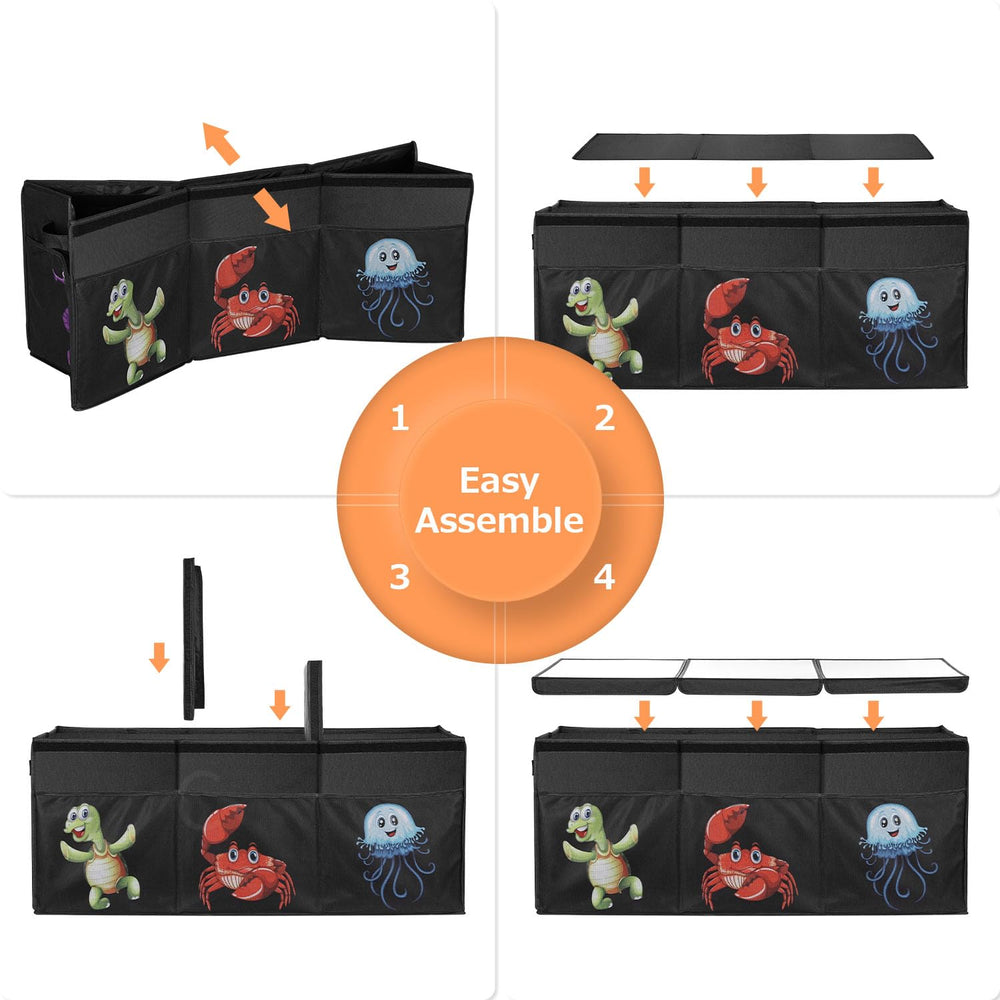 YOHOOLYO removable lids with hook-and-loop design for simple setup