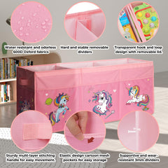 YOHOOLYO transparent lids help kids locate toys quickly