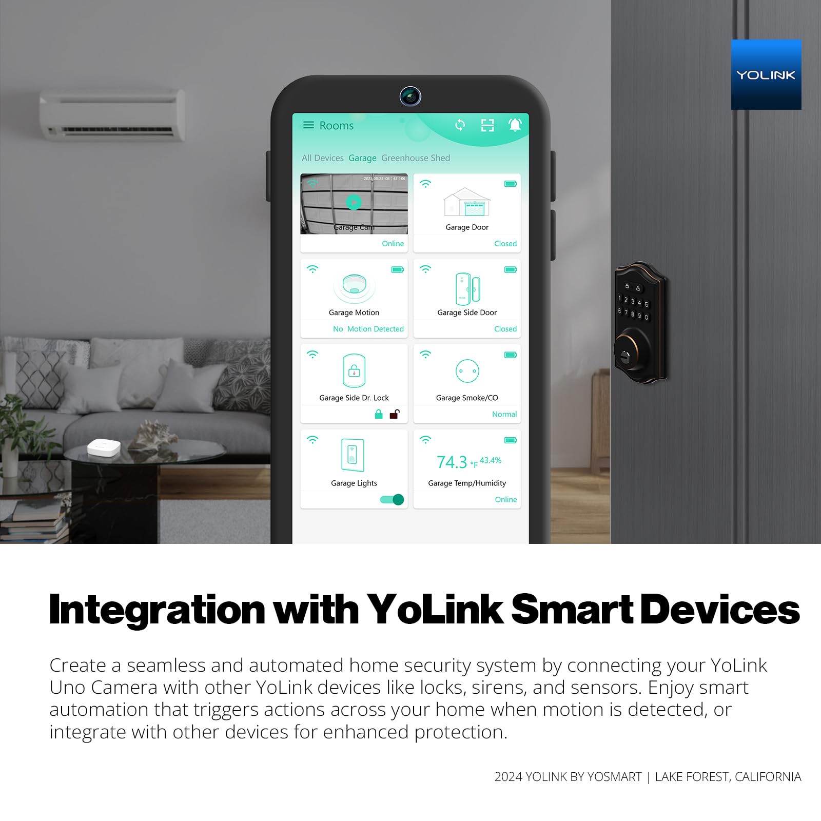 YoLink Uno easy installation wireless setup