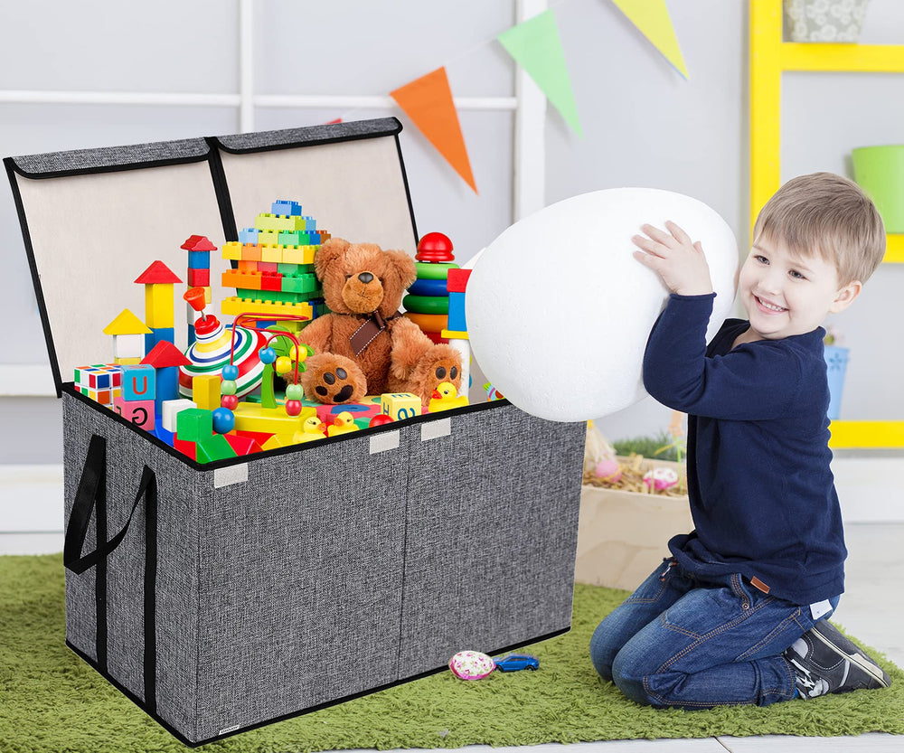 YOLOXO 82-liter capacity keeps toys organized without clutter