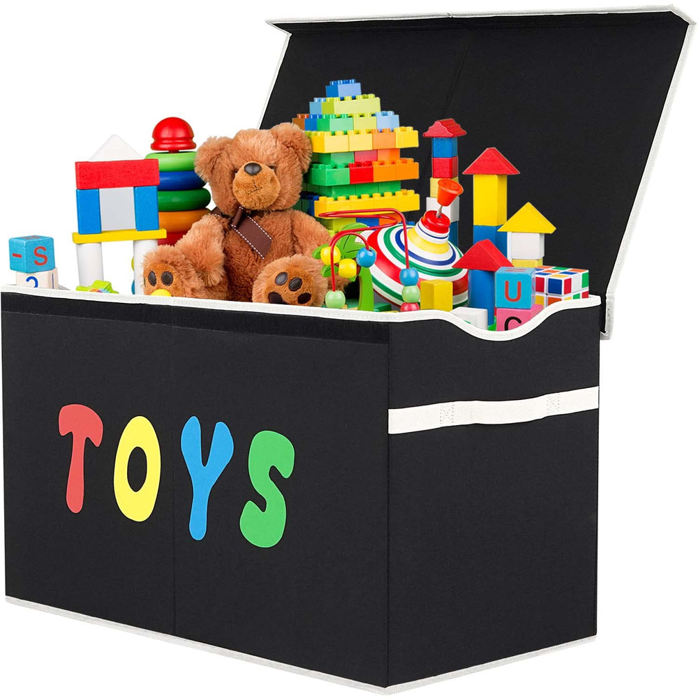 YOLOXO toy box chest with lids collapsible for easy storage.