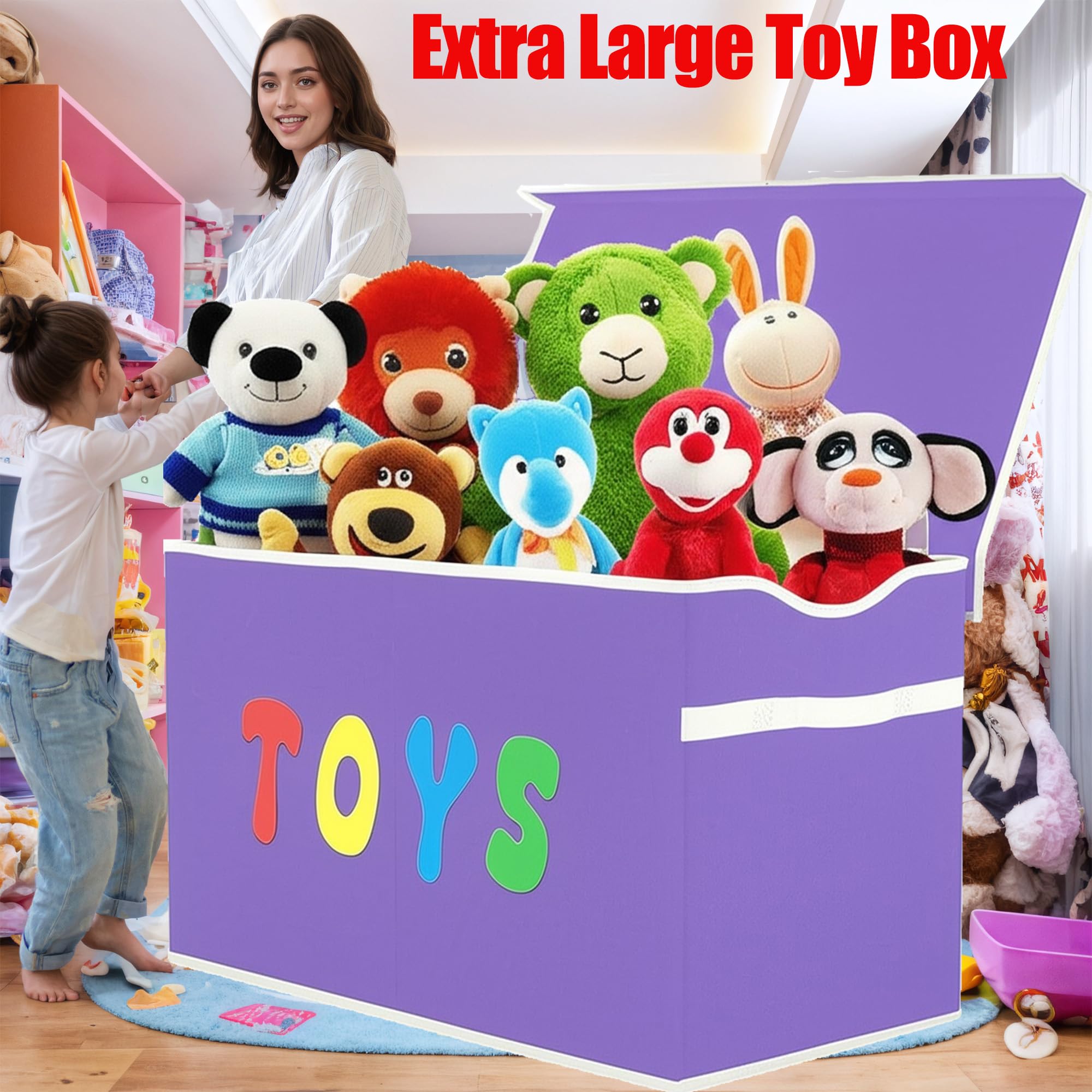 YOLOXO Toy Box Durable materials ensuring long-lasting use