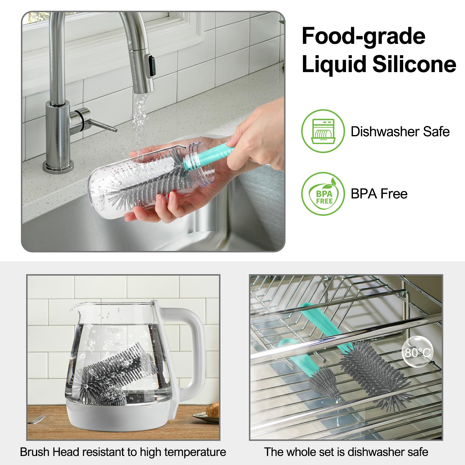 YomauiYee soap dispenser provides controlled soap dispensing during scrubbing