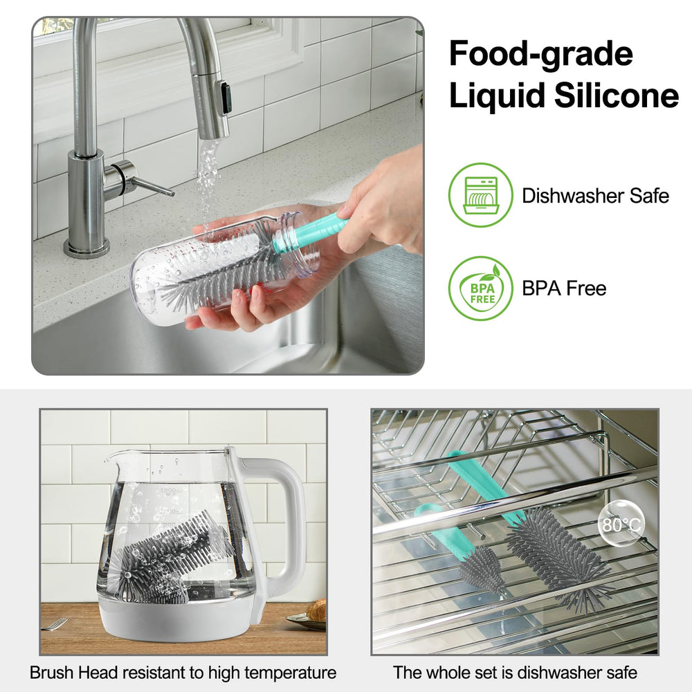 YomauiYee soap dispenser provides controlled soap dispensing during scrubbing