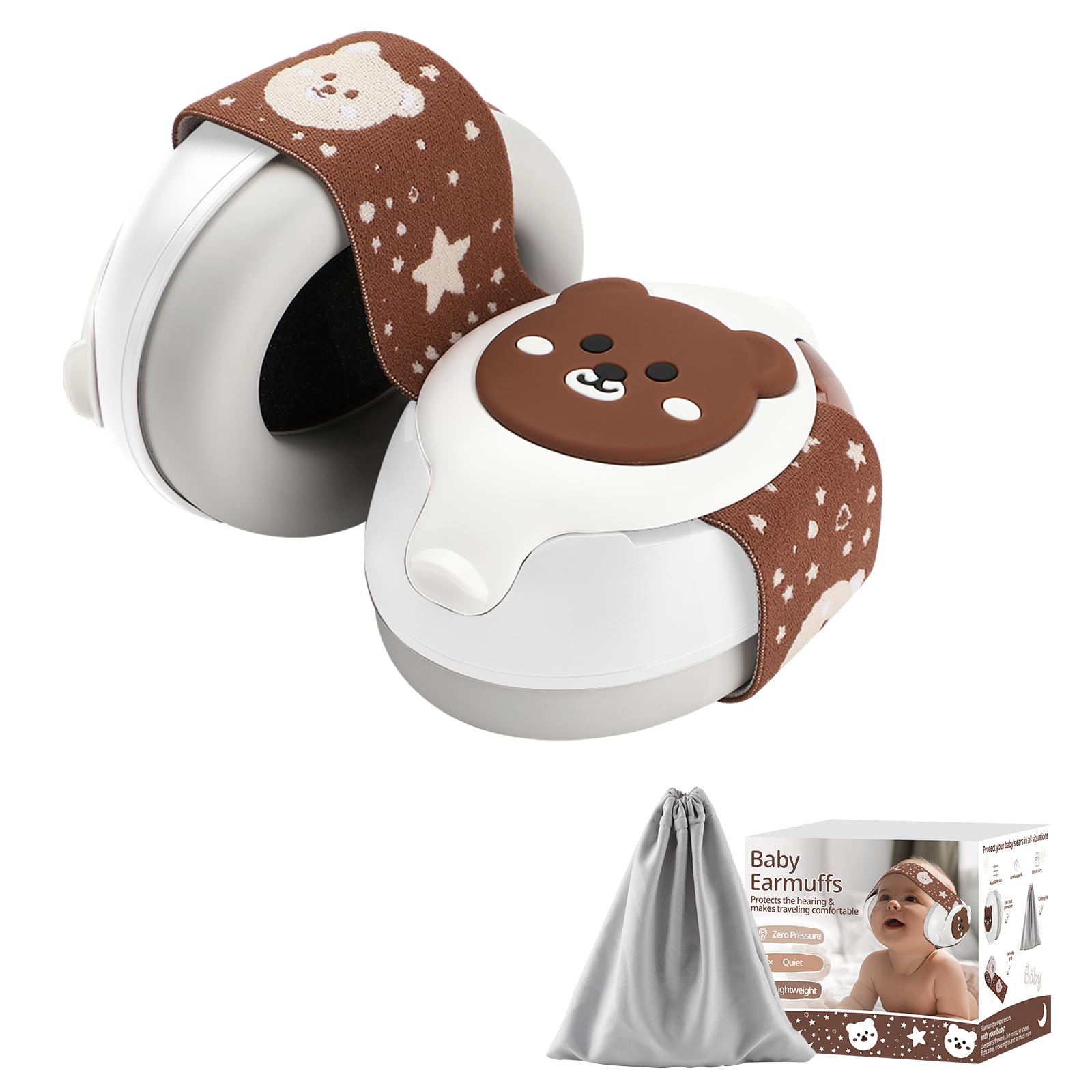 YomauiYee baby ear muffs folded for travel provide compact protection.
