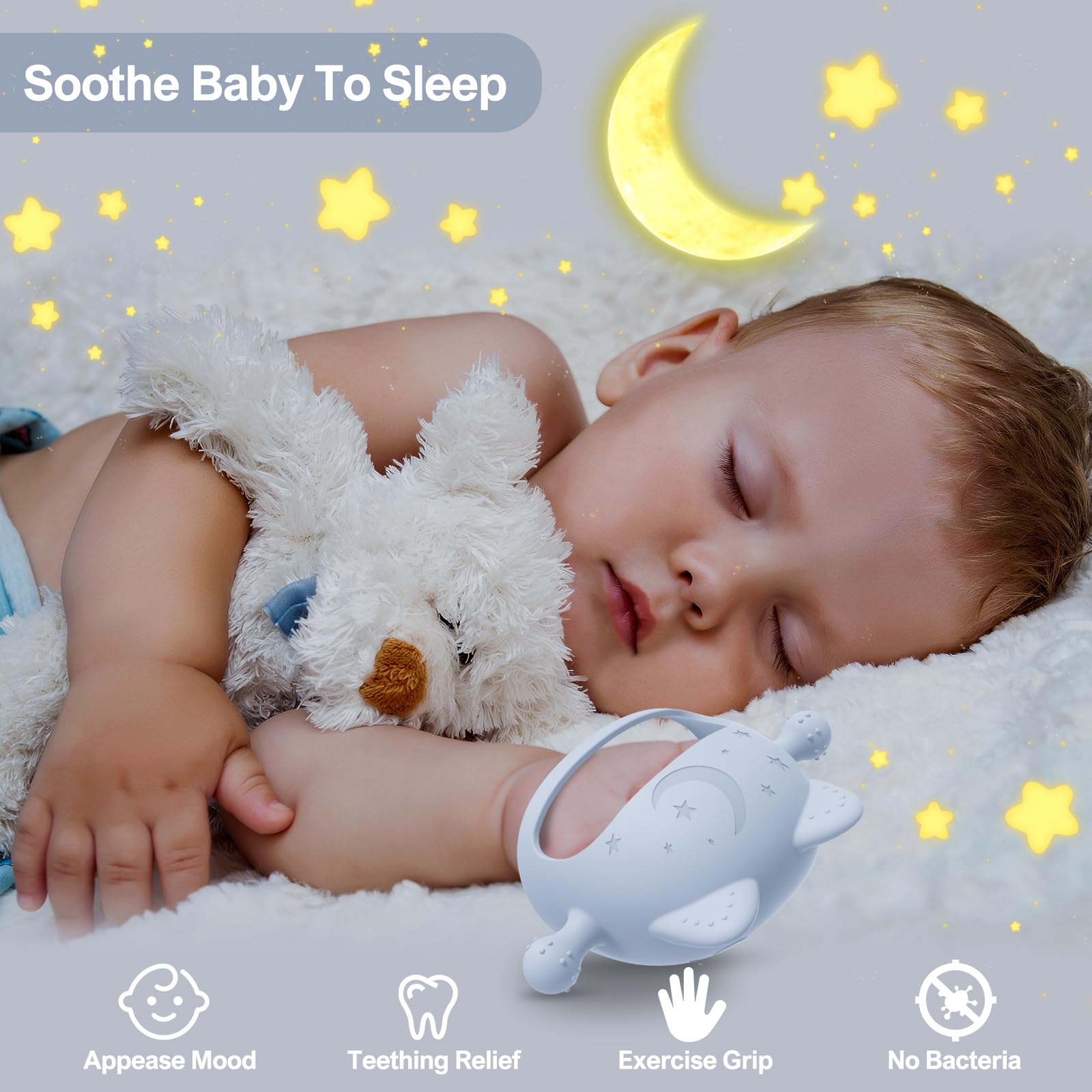 YomauiYee small-size teether fits compact diaper bags.
