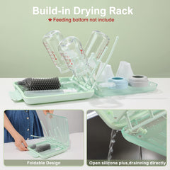 YomauiYee silicone bottle brush head, BPA-free, safe for interior surfaces.