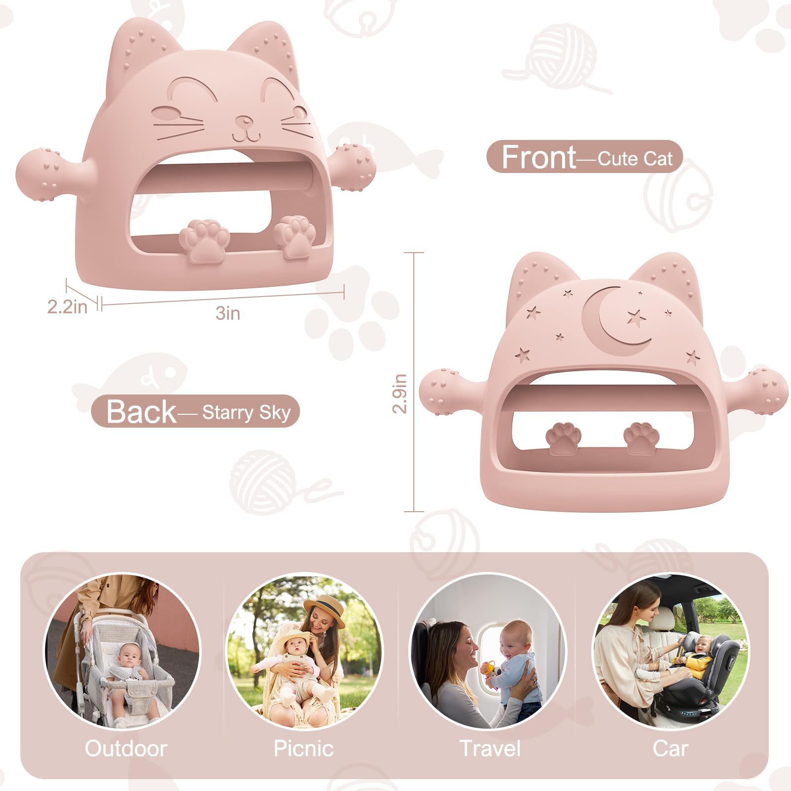 YomauiYee BPA-free teether uses safe materials you can sterilize