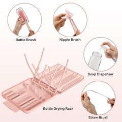 YomauiYee straw brush close-up demonstrates thorough cleaning of narrow straws.