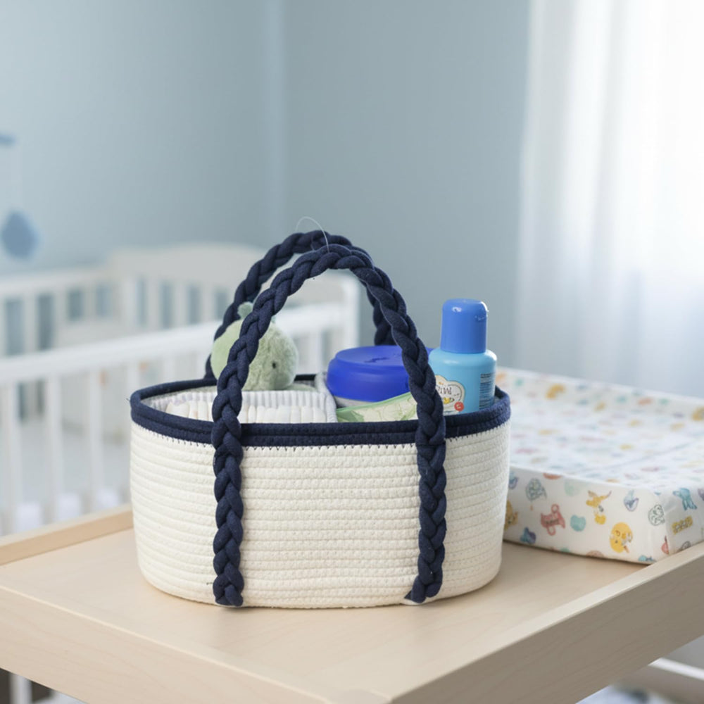 YOMECHEO khaki color option fits neutral nursery decor.