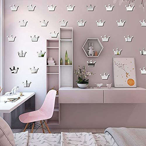 YongPan crown decals work on glass, tiles, and smooth plastic surfaces