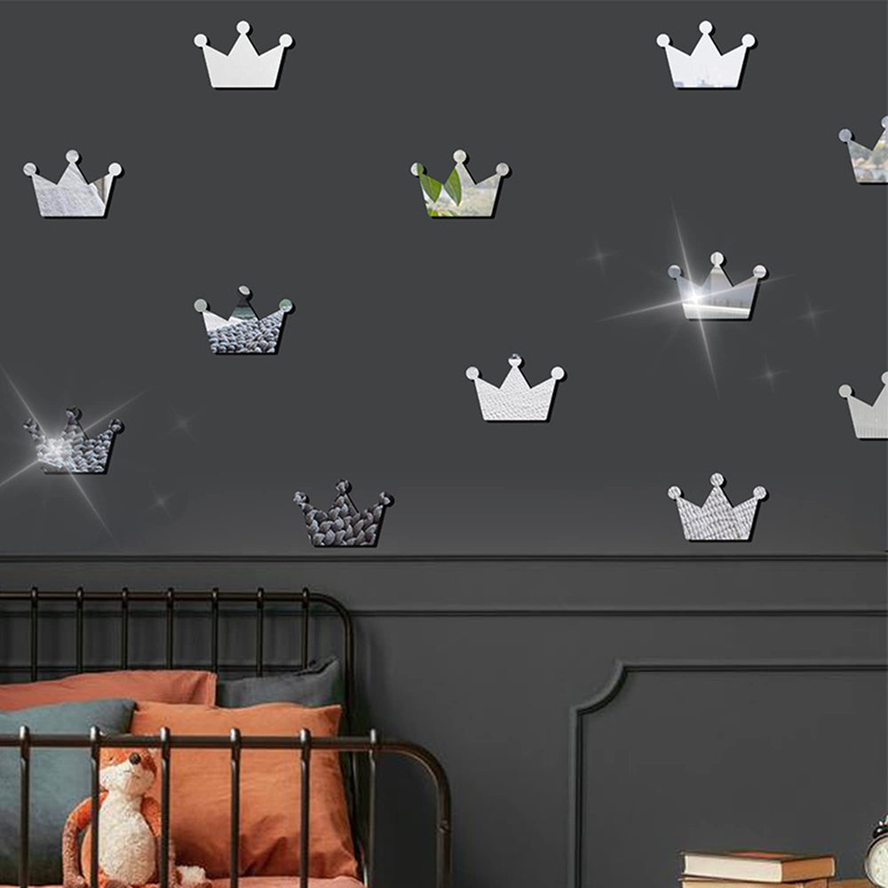 YongPan mirror stickers are portable and easy to reposition for flexible decorating