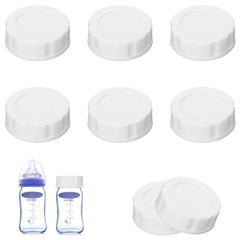 YONHTUTU six-pack travel caps with Lansinoh compatibility for leak-free outings