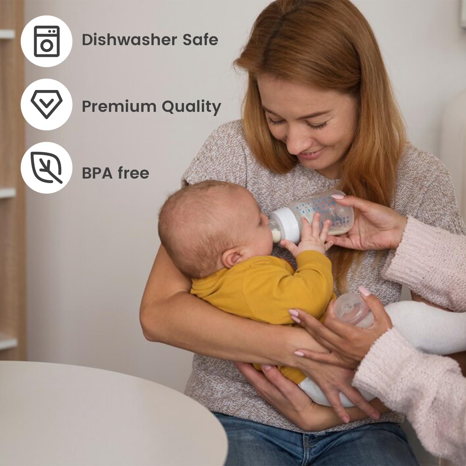 YONHTUTU Philips Avent cap fits both glass and plastic bottles securely