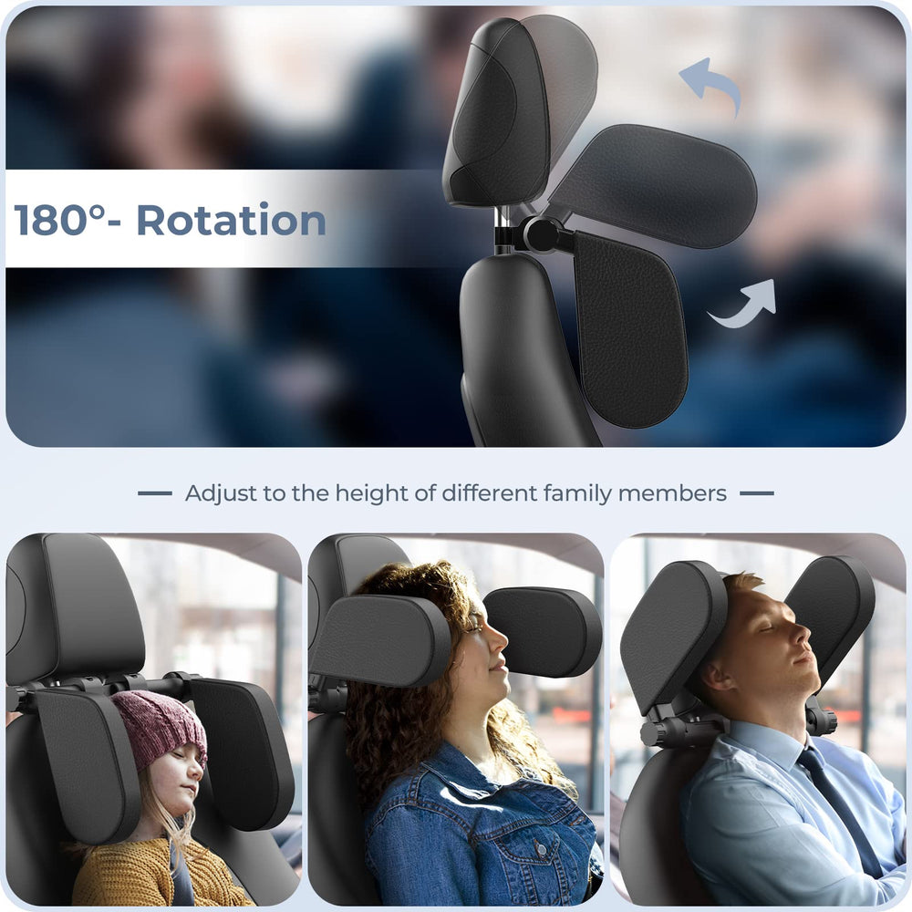 Yoocaa black design blends with most interiors and provides discreet neck support.