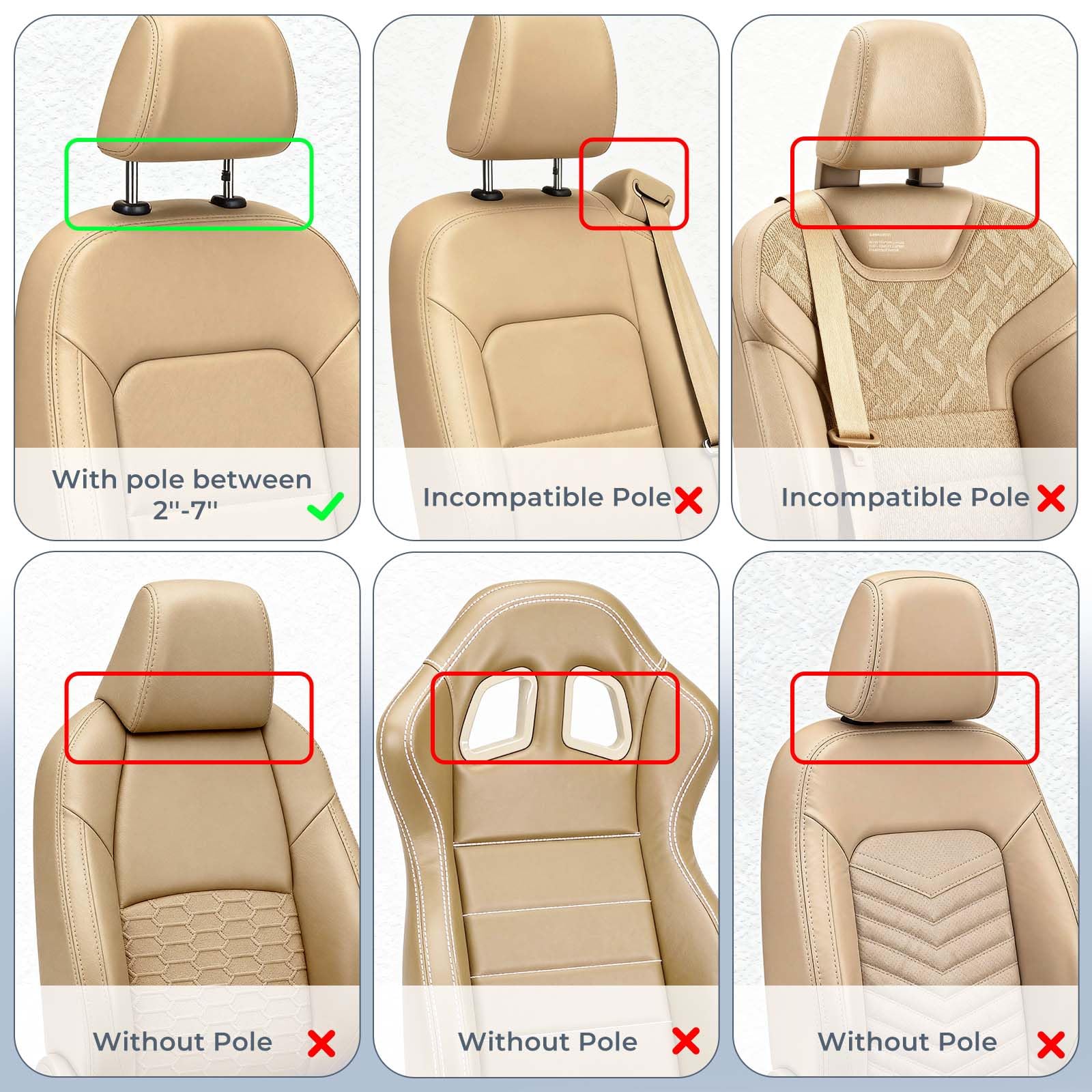 Yoocaa Road Pal headrest rotate 180 demonstrates versatile height positions for kids and adults