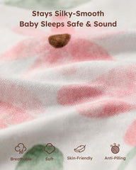 Yoofoss 38x26 mini crib sheet fit stays snug on the mattress