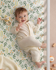 Yoofoss 52x28 crib sheet snugly fits standard cribs for safe, comfortable sleep.