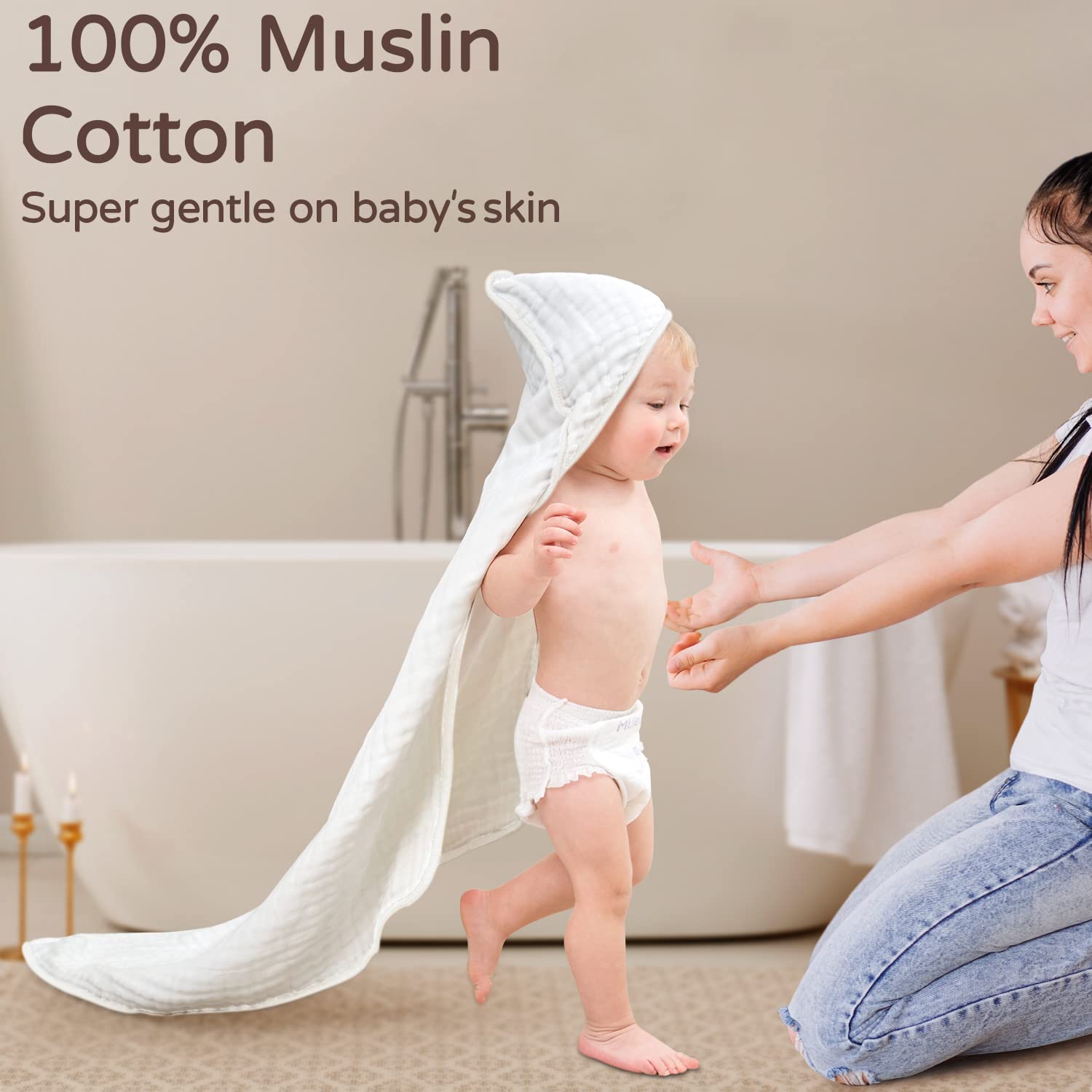 Yoofoss 6-layer muslin design highlights durable, everyday use.