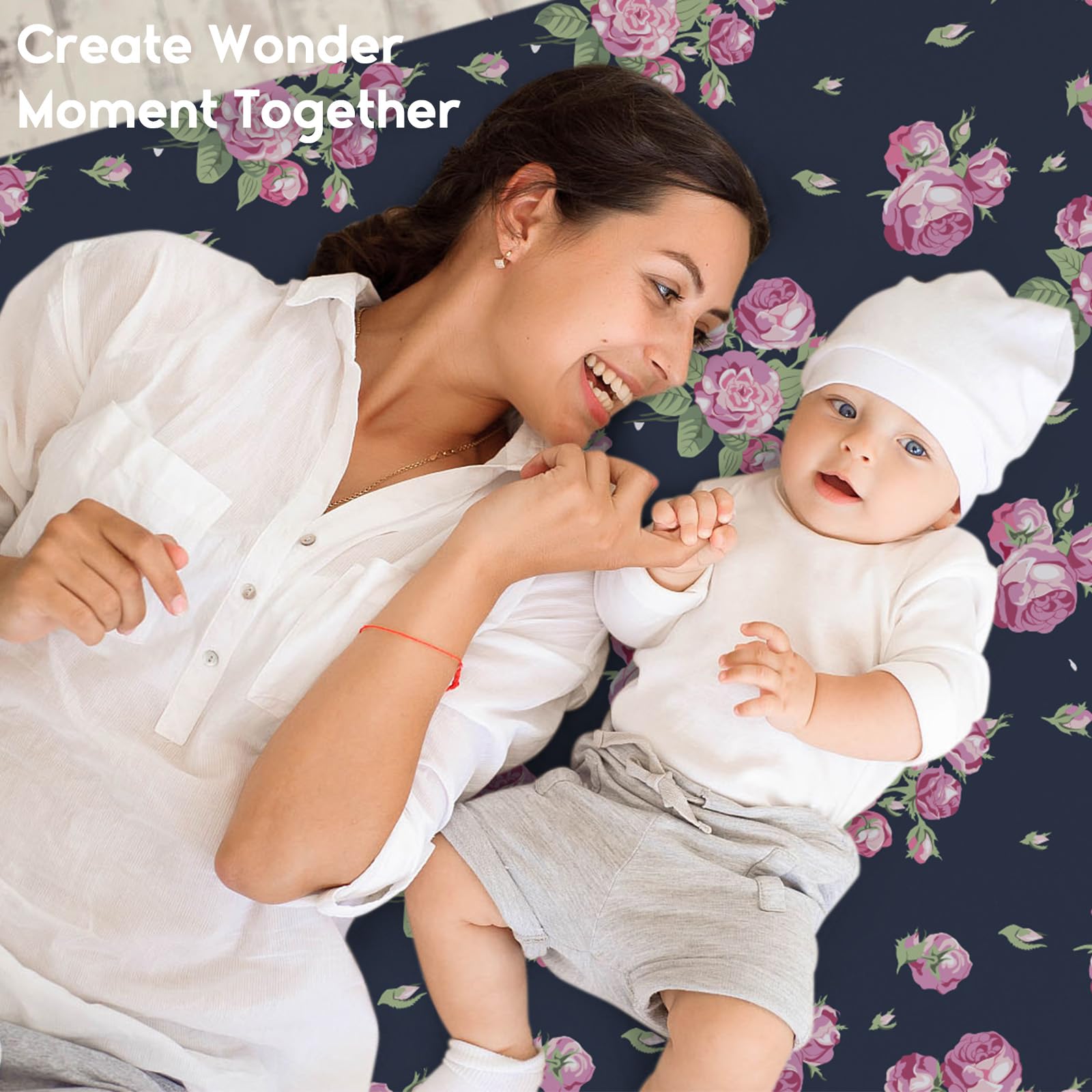 Yoofoss easy-care crib sheets resist shrinkage fading and pilling.