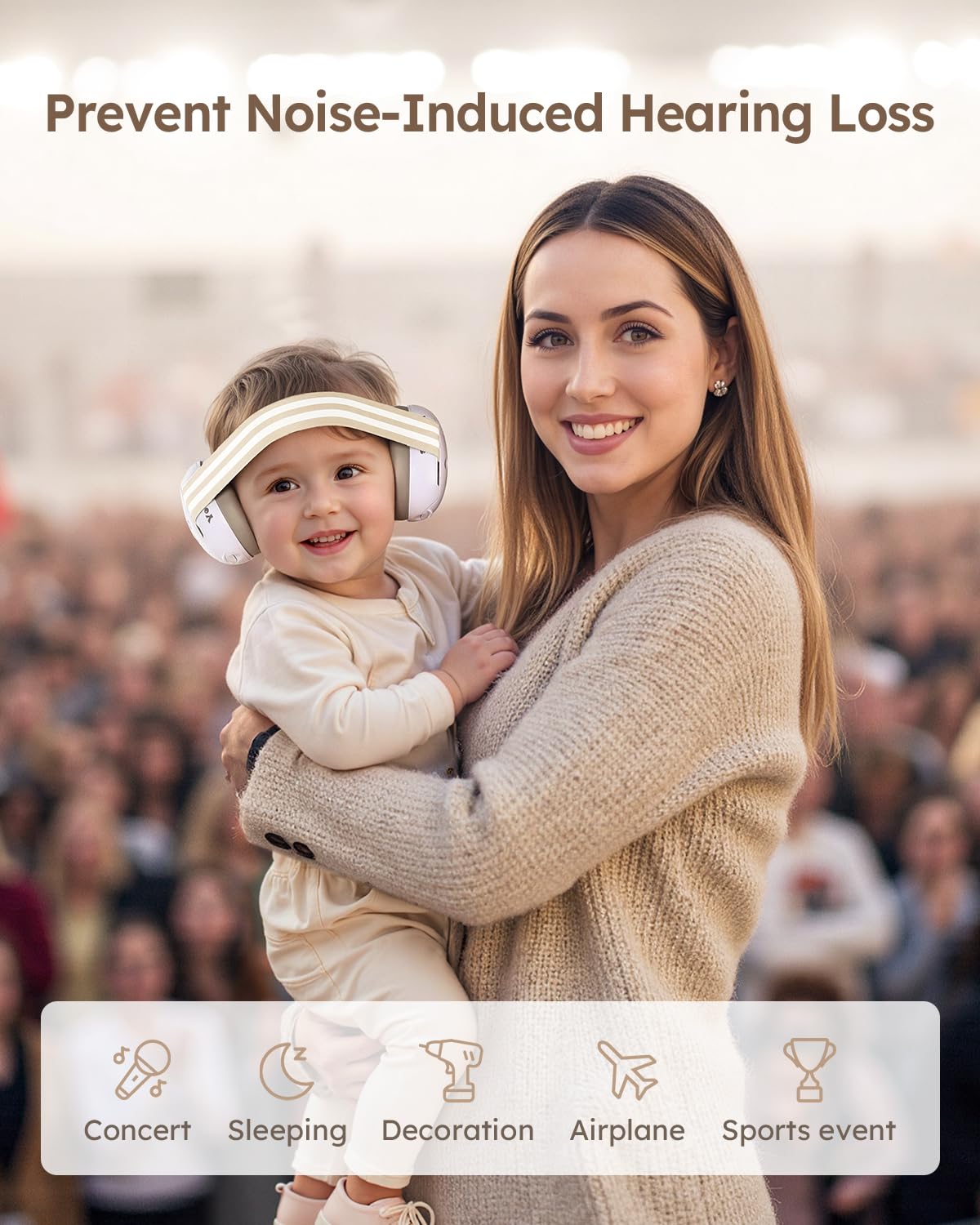 Yoofoss baby-ear-muffs travel-compact folded for easy packing