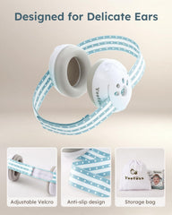 Yoofoss Baby Ear Muffs ABS shell durability and safety