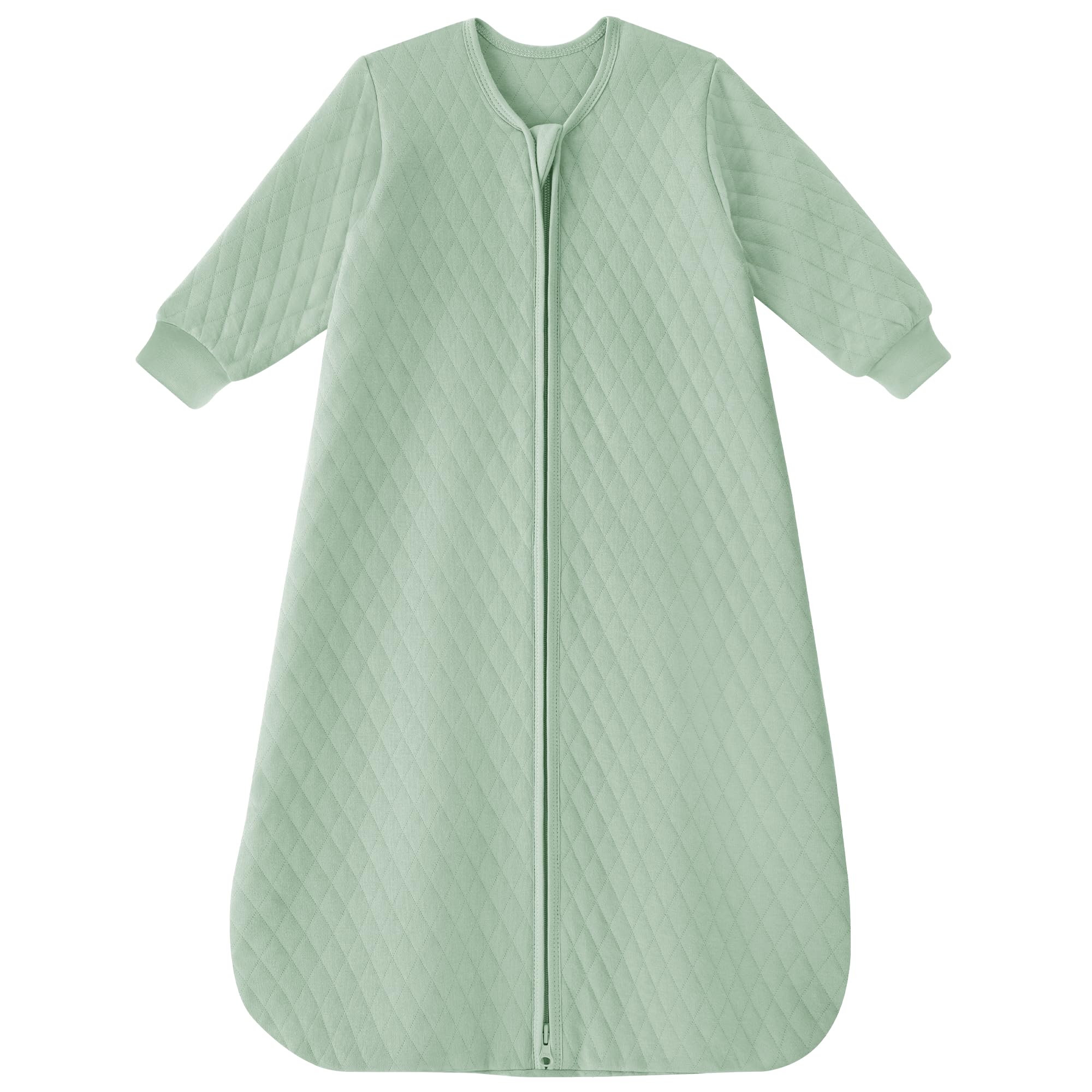 Yoofoss baby sleep sack fabric closeup shows organic cotton softness for sensitive skin.
