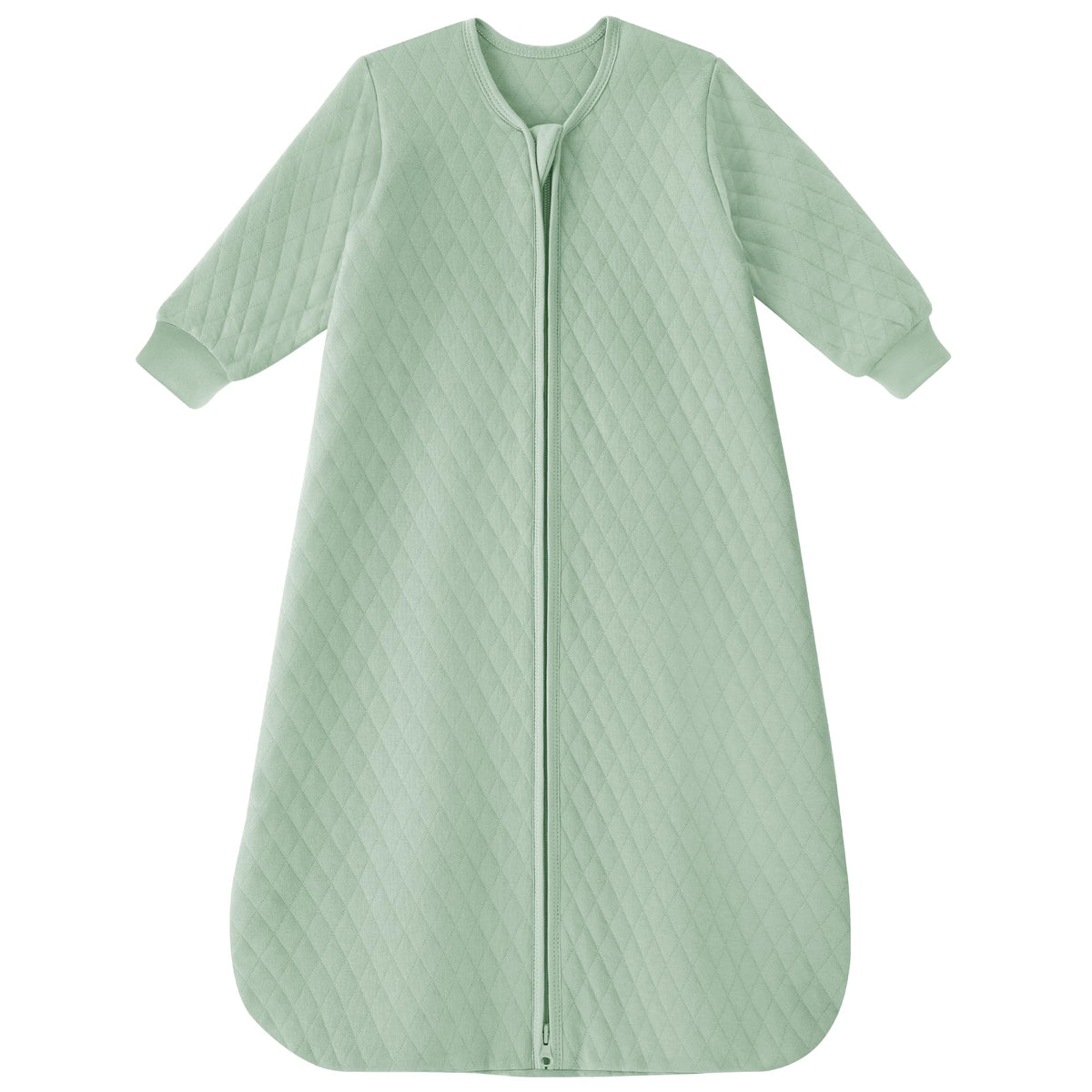 Yoofoss baby sleep sack fabric closeup shows organic cotton softness for sensitive skin.