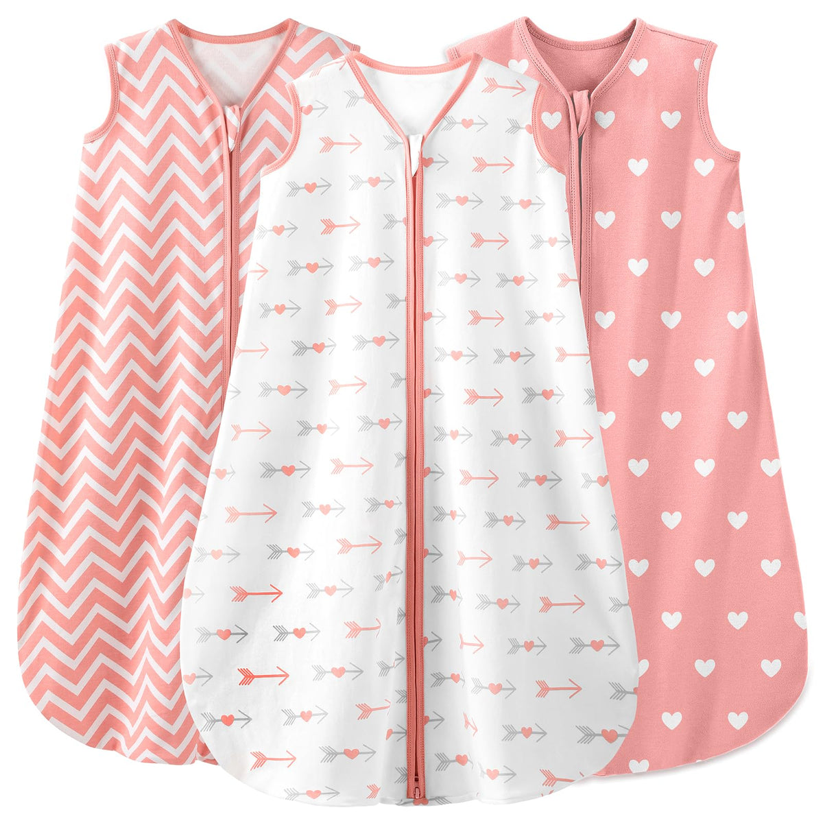 Yoofoss baby sleep sack close-up shows soft, breathable organic cotton for sensitive skin