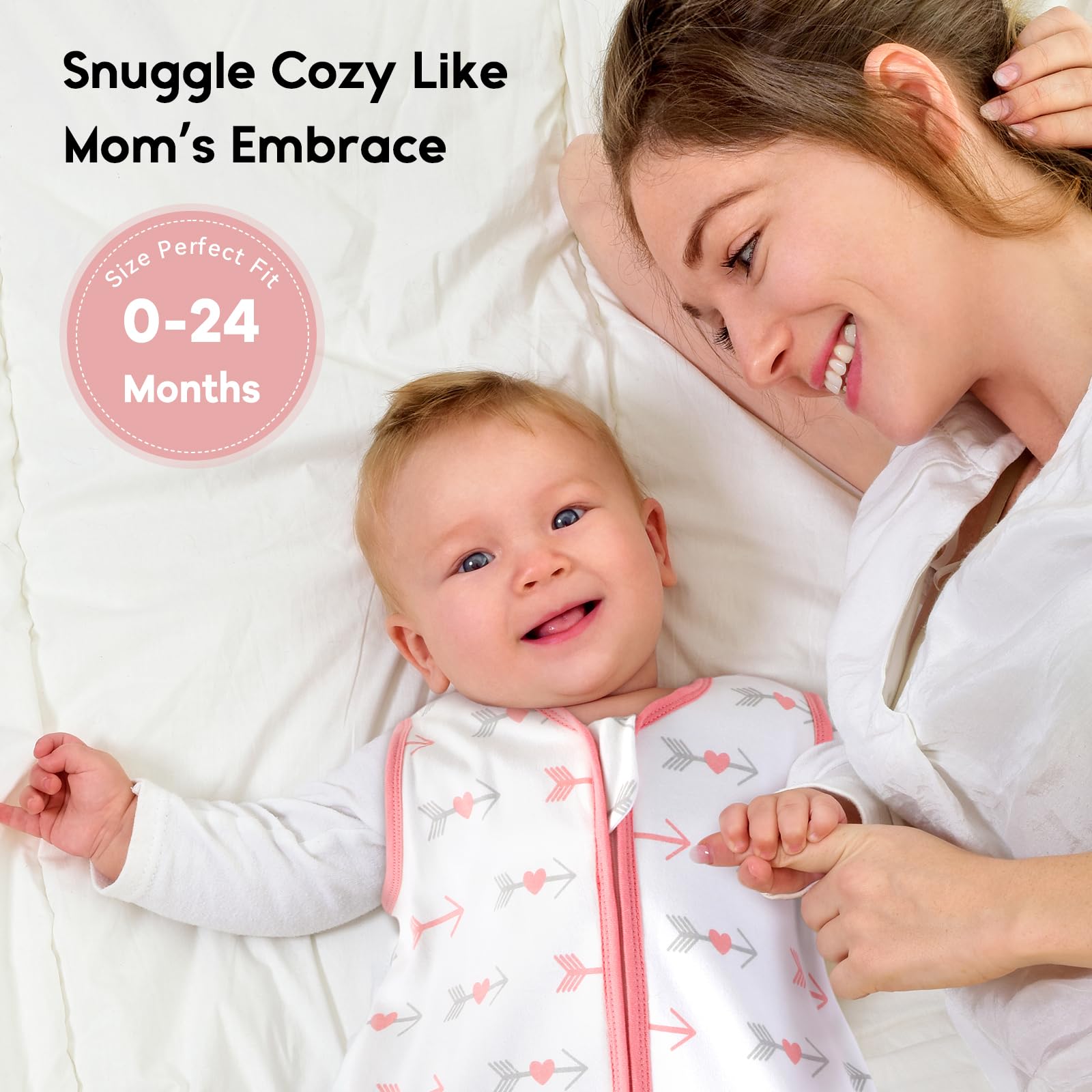 Yoofoss baby sleep sack 2-pack keeps one ready for bedtime.