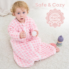 Yoofoss Sleep Sack 2-Way Zip closure for easy night-time changes and skin protection