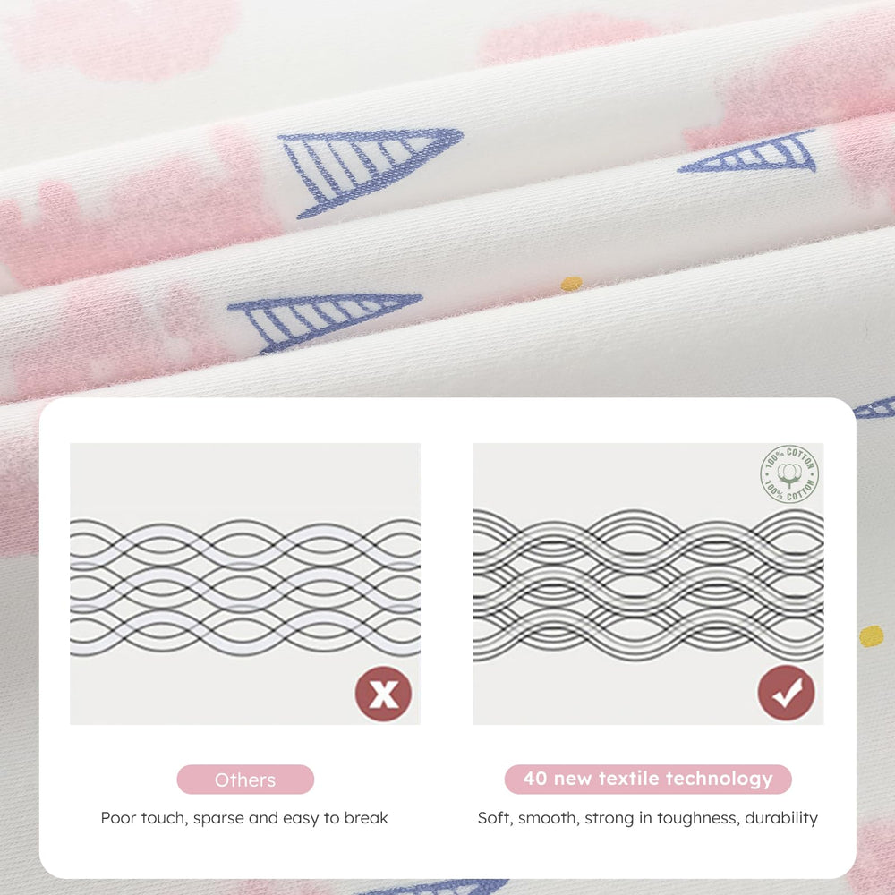 Yoofoss 3-pack colors image, versatile unisex outfits for babies.