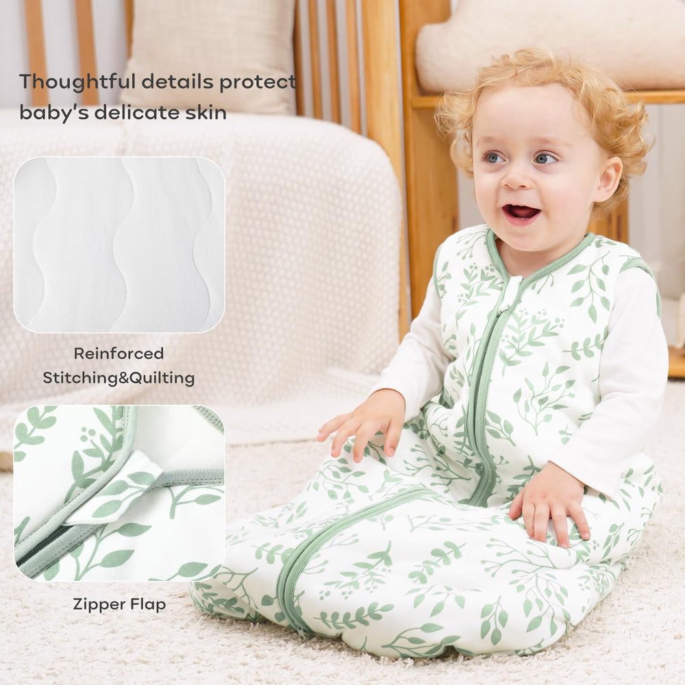 Yoofoss bell-bottom design supports comfy leg movement during naps.