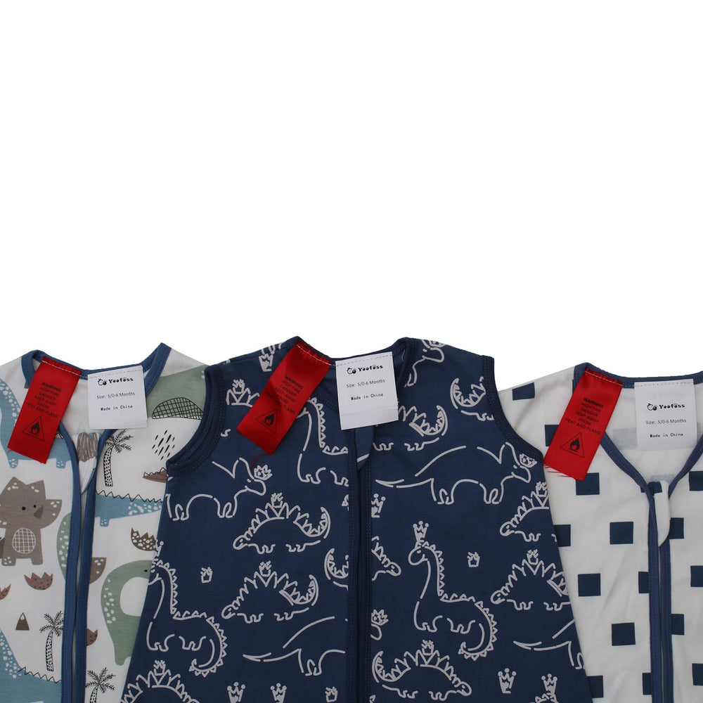 Yoofoss sleep sack promotes calm bedtime with soft fabric and breathable comfort.