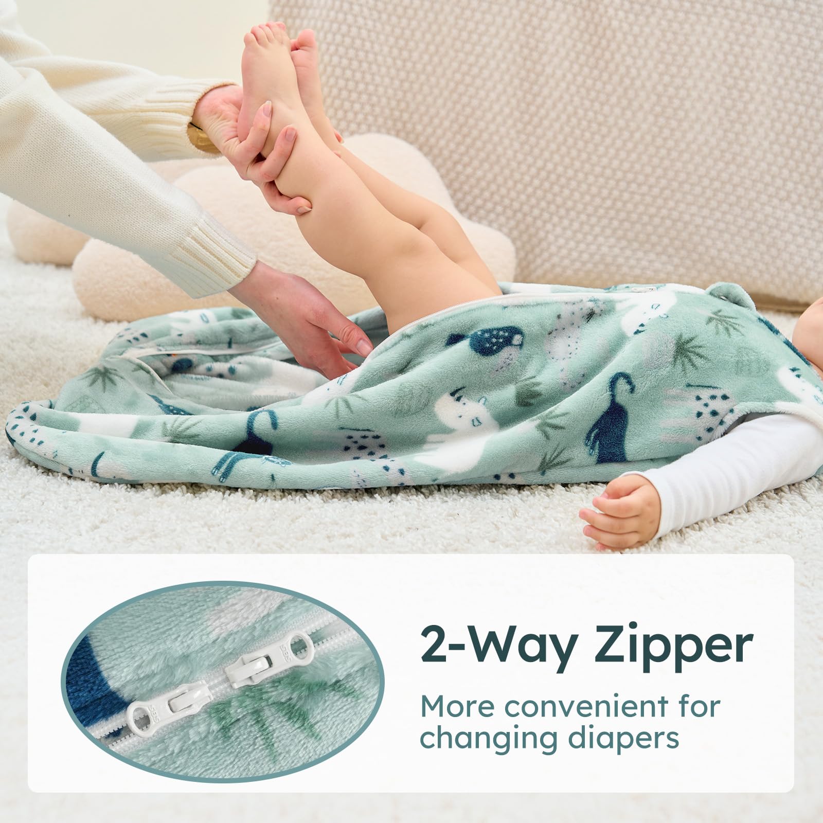 Yoofoss baby sleep sack with CPSC safety certification