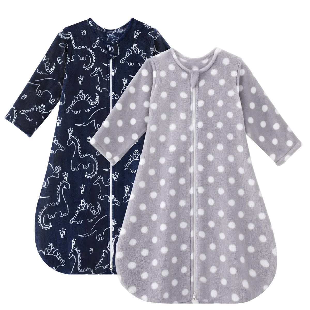 Yoofoss baby sleep sack front view worn for cozy sleep warmth.