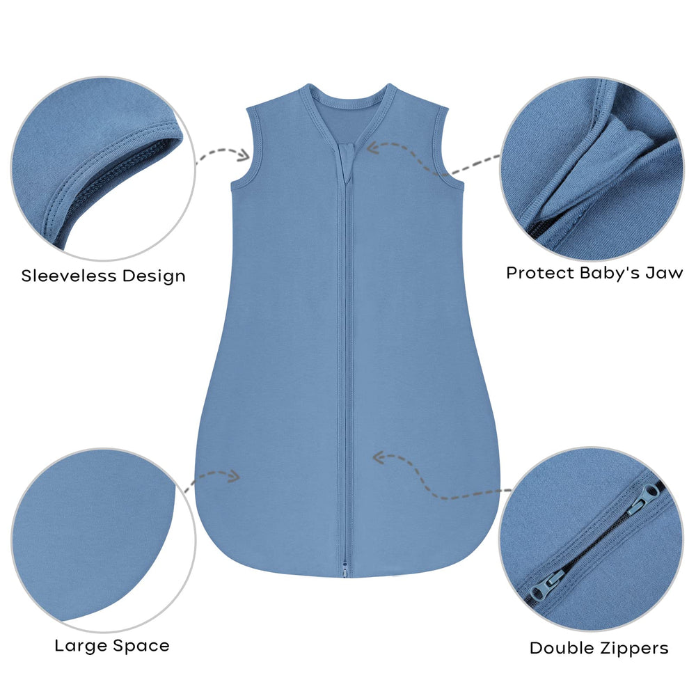 Yoofoss sleep sack offers generous leg room to move while staying warm.