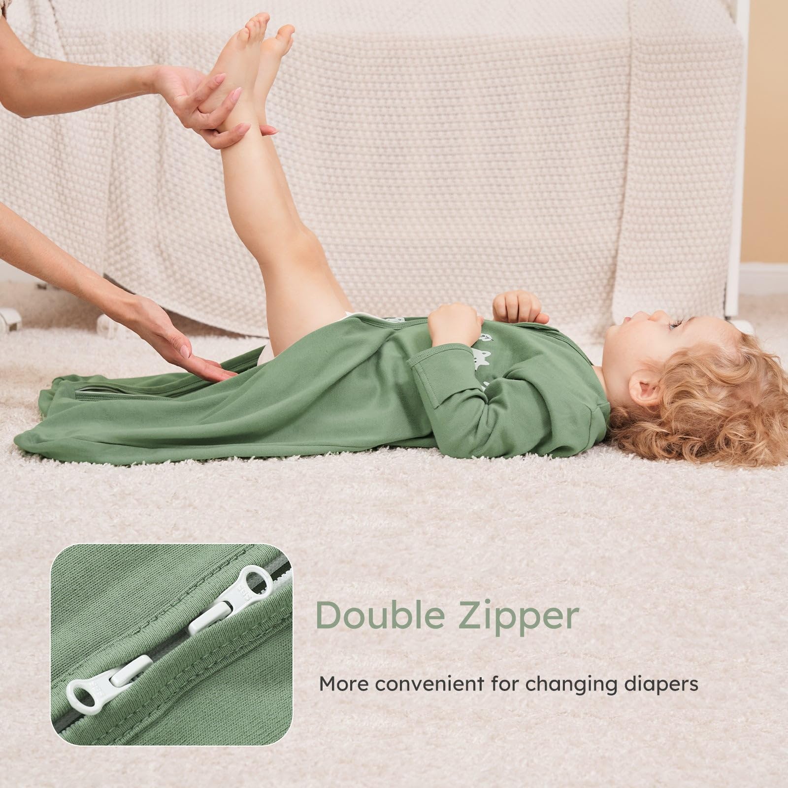 Yoofoss sleep sack machine washable design for easy care