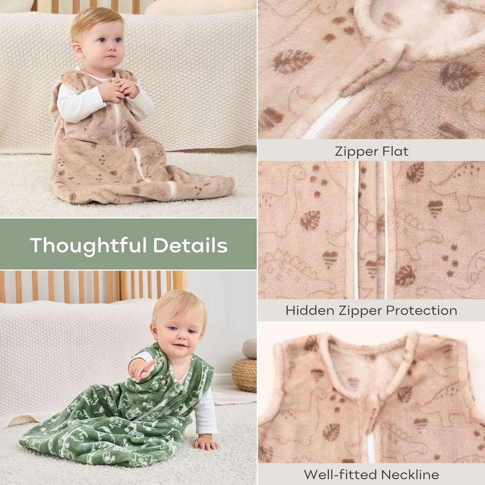 Yoofoss sleep sack is machine washable for easy cleaning.