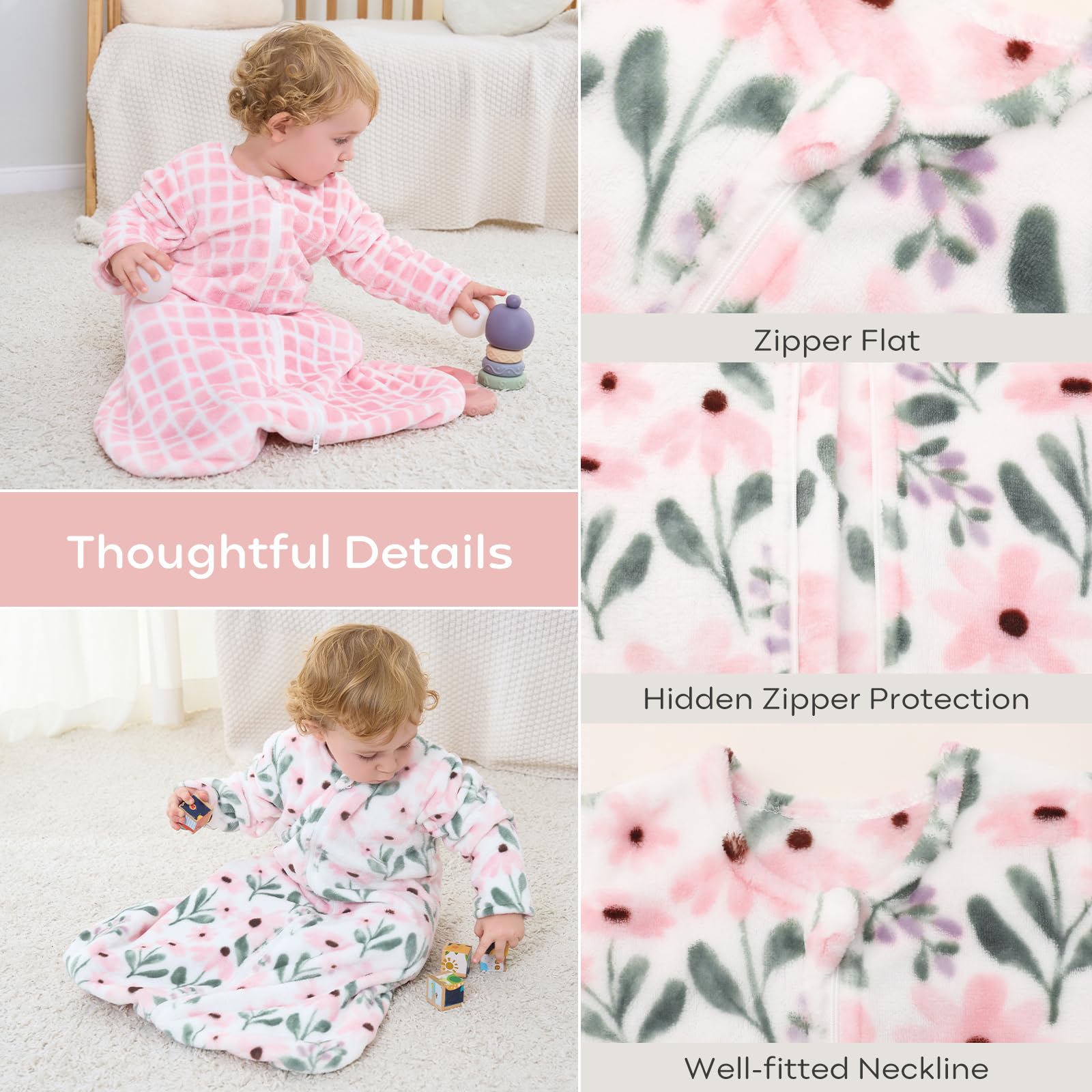 Yoofoss Sleep Sack machine-washable for quick, simple cleanup