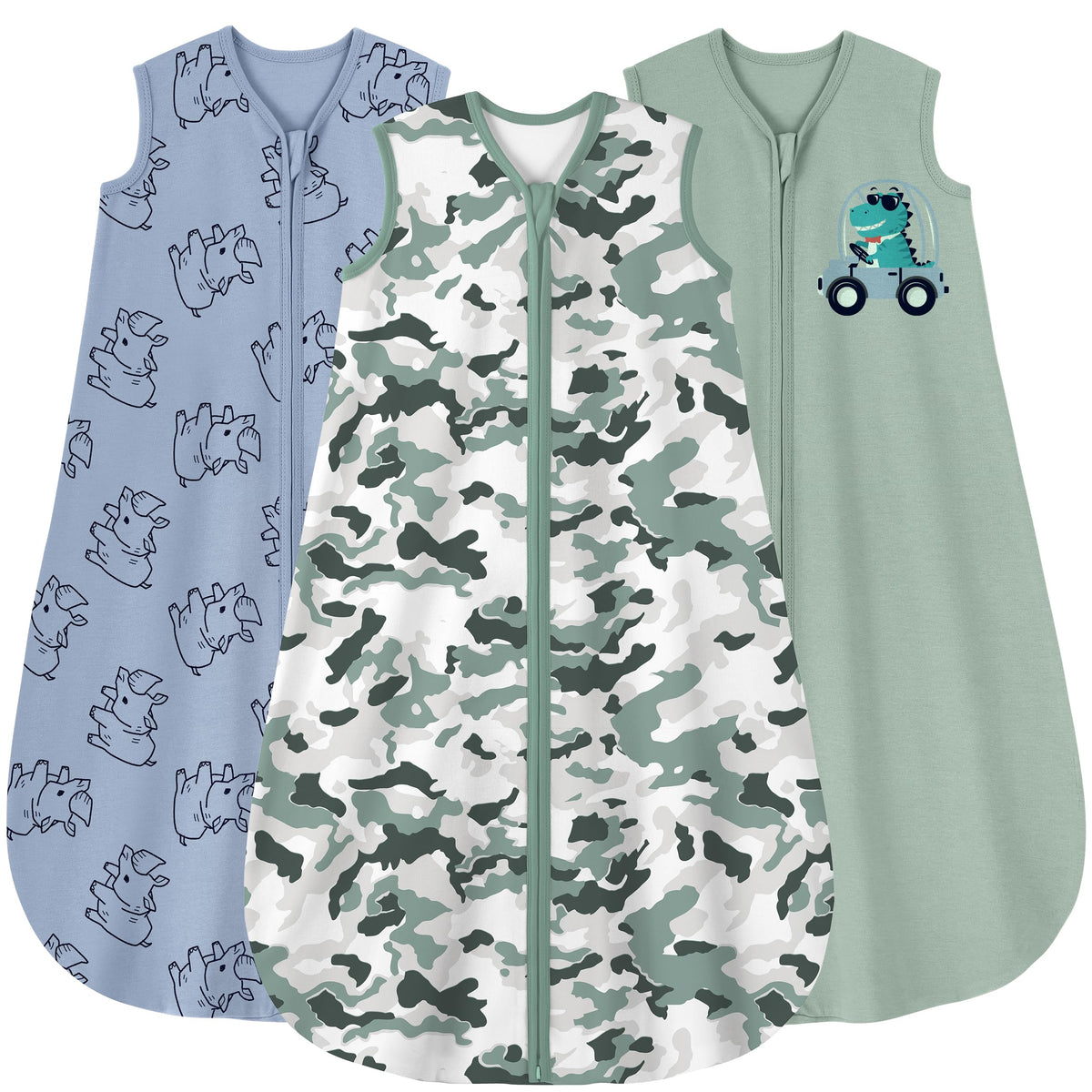 Yoofoss baby sleep sack organic cotton close-up for soft breathable feel.
