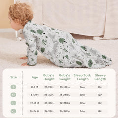 Yoofoss sleep sack snug neck and wide hem design supports movement