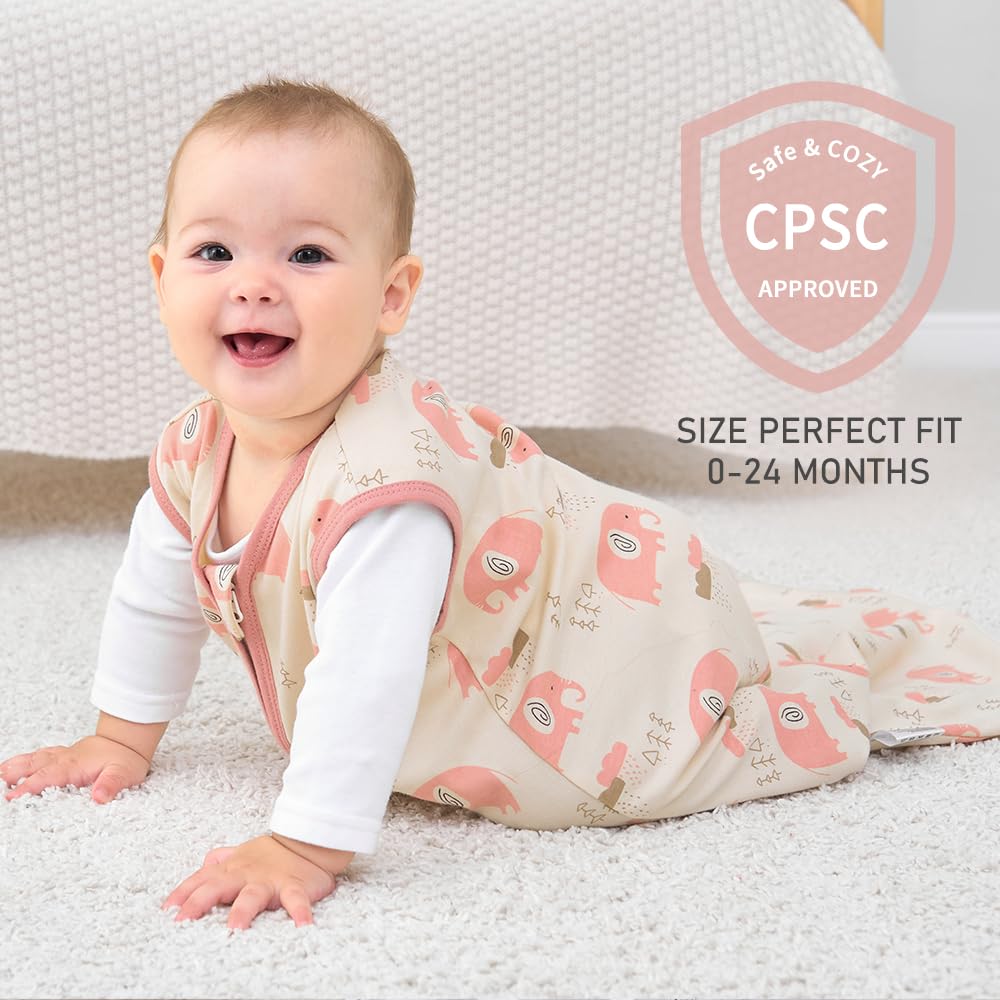 Yoofoss TOG 0.5 sleep sack offers lightweight warmth.